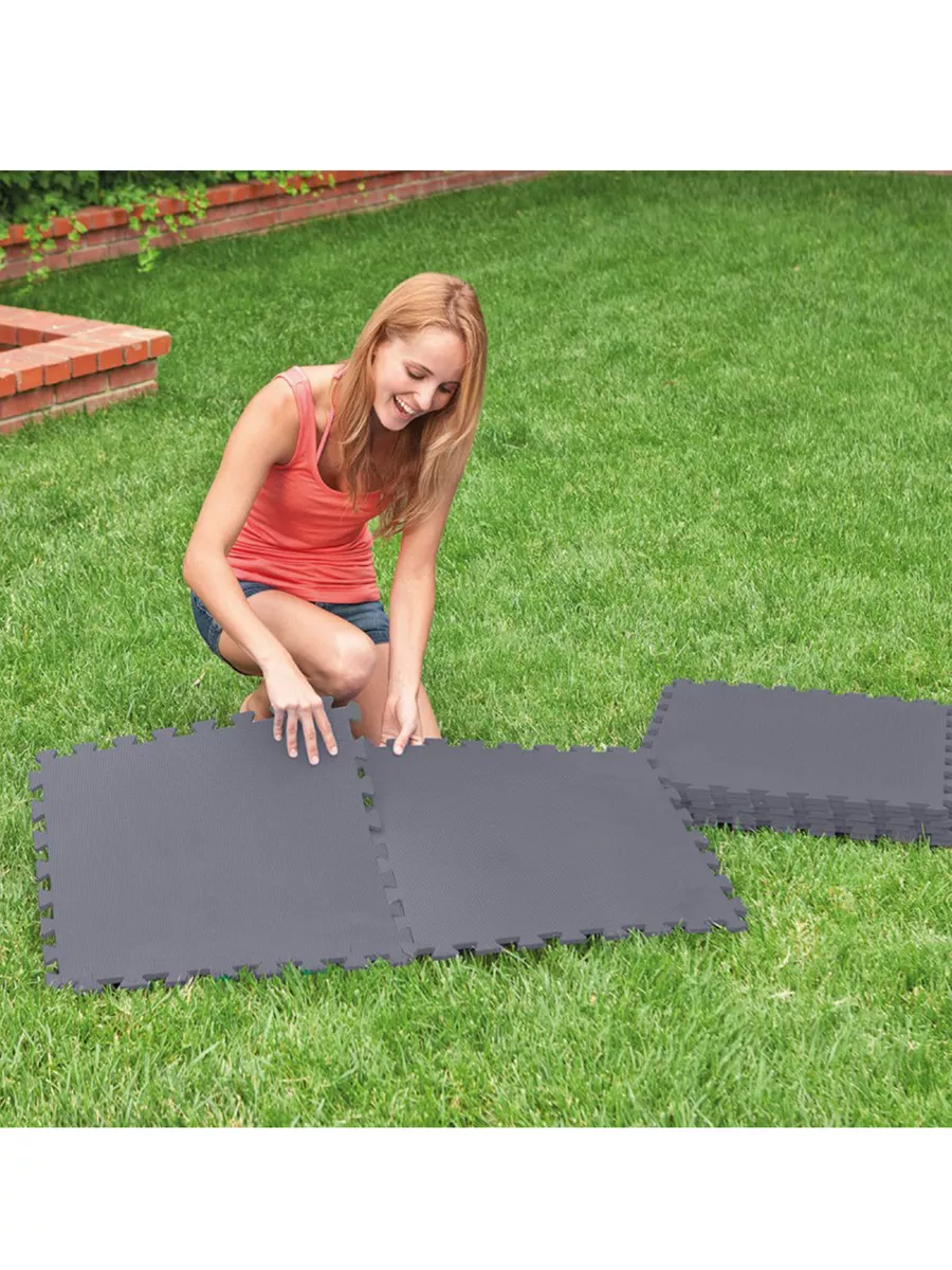 Intex Interlocking Pool Area Puzzle Mat (8-Piece Set)