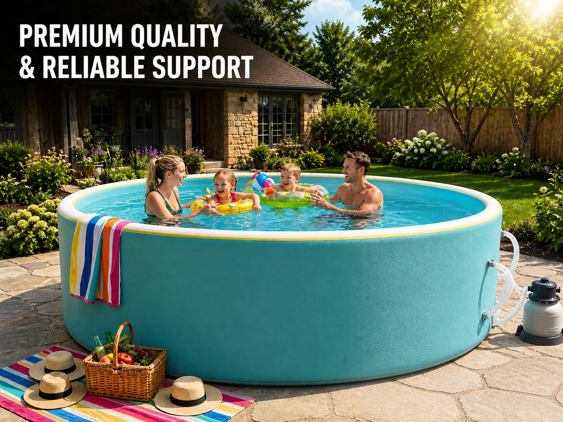 Premium High-Pressure Inflatable Pool with Soft Safety Walls