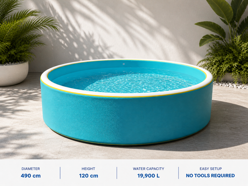Premium High-Pressure Inflatable Pool with Soft Safety Walls