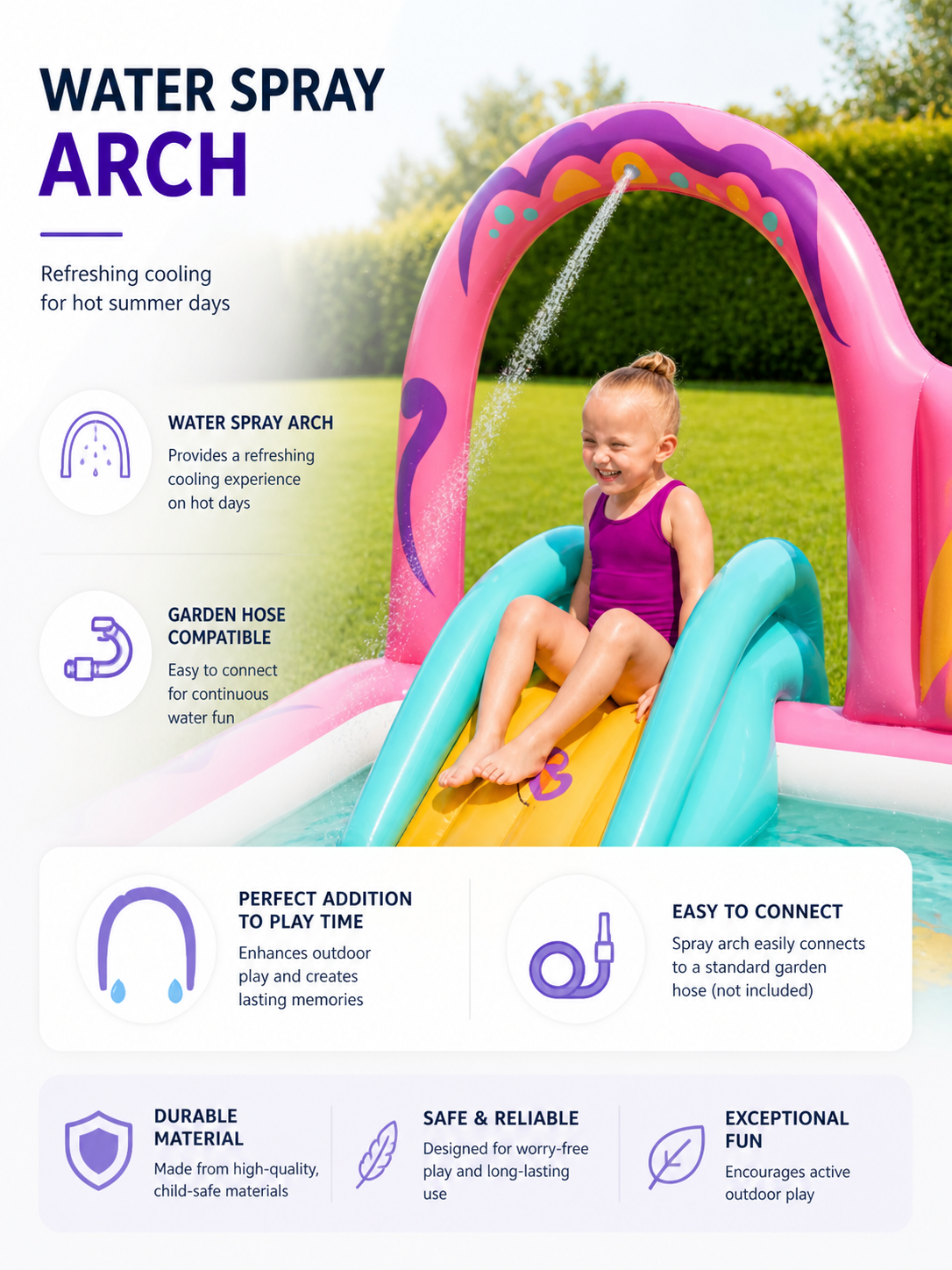 Butterfly Inflatable Kids' Water Play Center