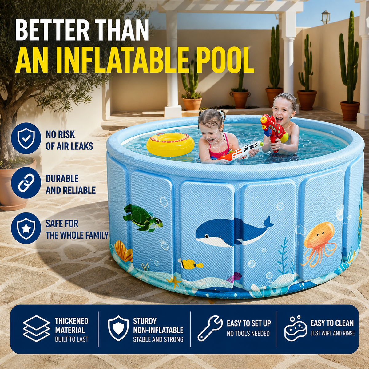 Magic Non-Inflatable Foldable Pool