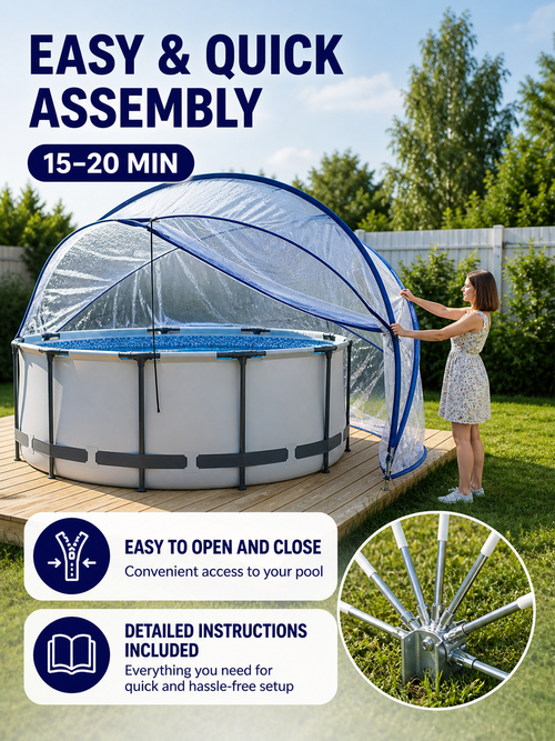 500cm Dome Pool Tent